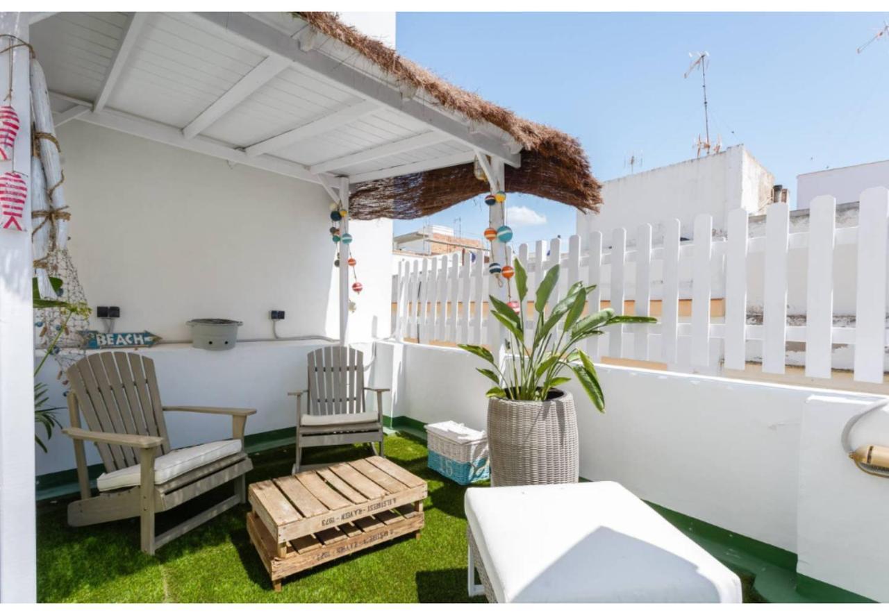 Terraza-Caleta Beach Home By Cadiz4Rentals Buitenkant foto